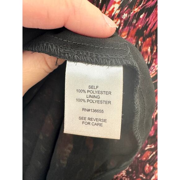 ANTHROPOLOGIE | Sarah Hann Feather Print Semi Sheer Metallic Peasant Blouse | XS - Picture 7 of 8